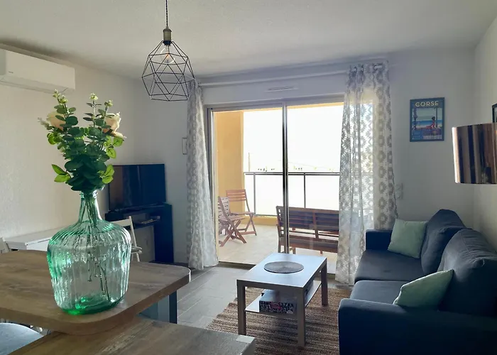 Apartmán T2 Moderne Et Lumineux, Clim, Terrasse Et Vue *